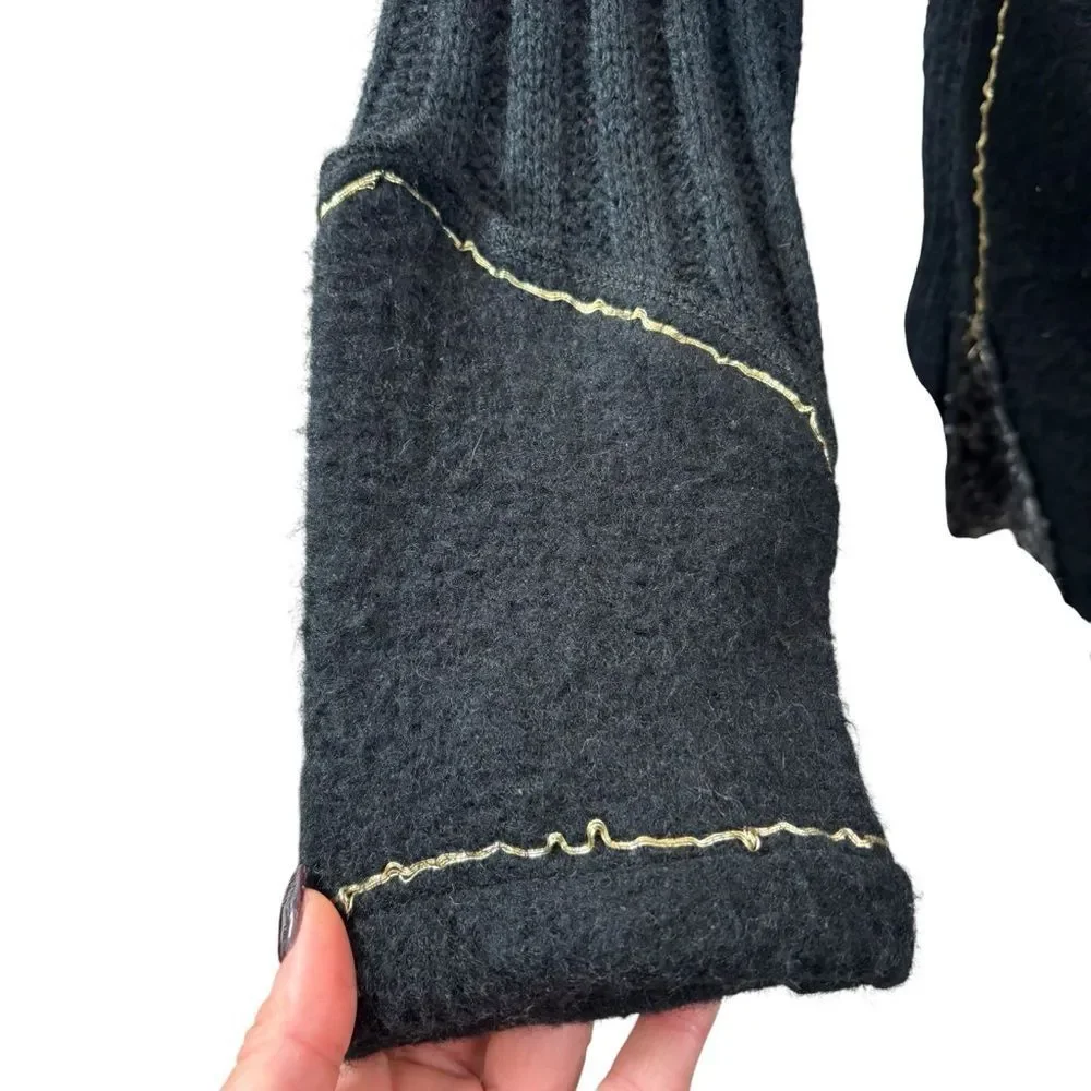 Brand new without Tags Sioni‎ Wool Mohair Blend Wide Collar Cardigan Size Small - Picture 4 of 12